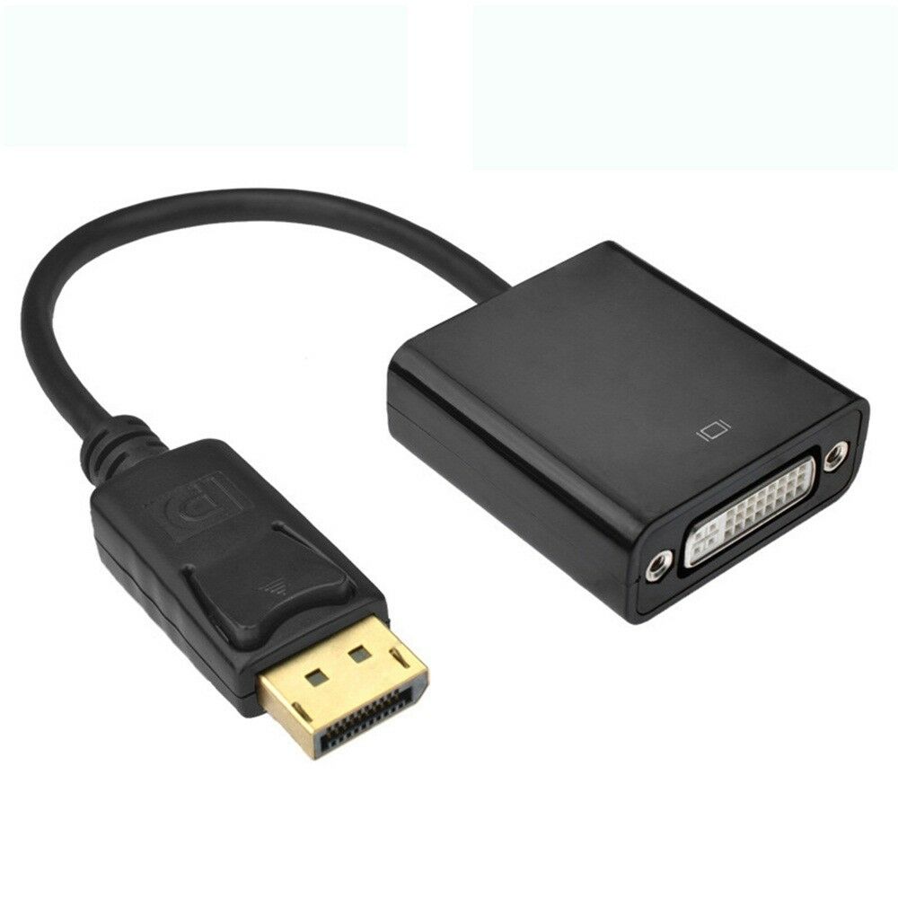 Convertisseur adaptateur DisplayPort mâle vers DVI femelle Convertisseur adaptateur DisplayPort mâle vers DVI femelle